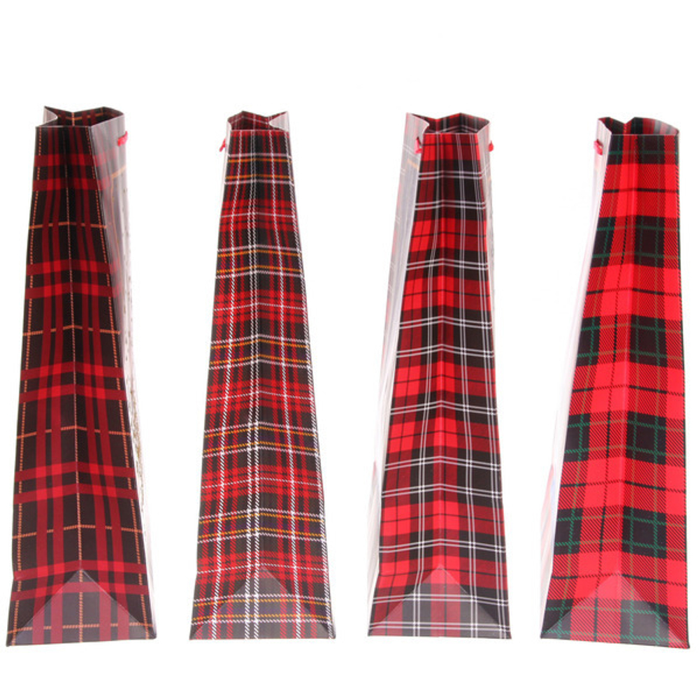 Пакет подарочный «Искристая ёлочка» 31*42*12 см, микс