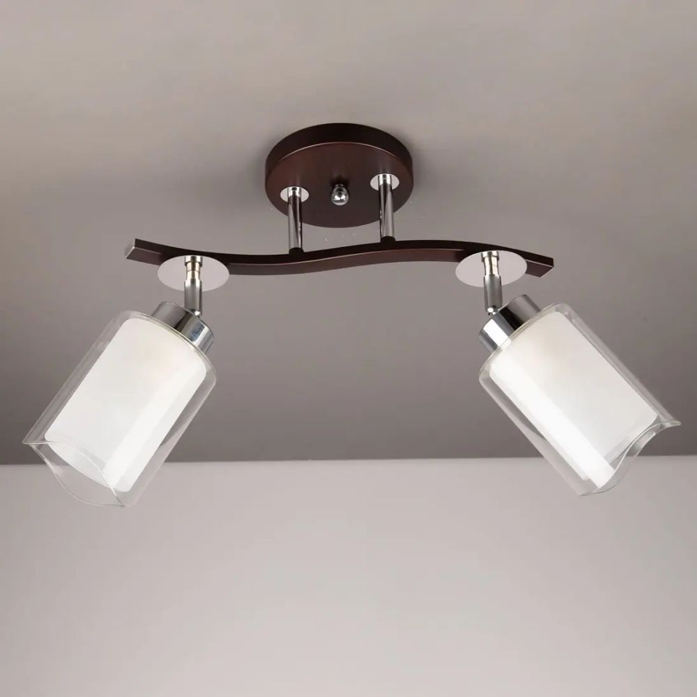 Citilux Фортуна CL156122 Люстра с поворотными плафонами Венге Хром