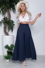 Костюм пляжный Тропикана (белый/синий) К10419 LT Collection