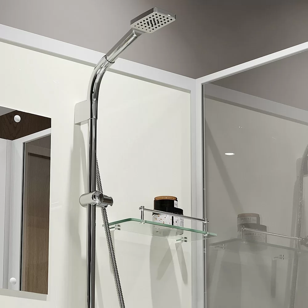 Душевая кабина Niagara Standart ST100/15Q/BK 100х100 стекло прозрачное/профиль белый