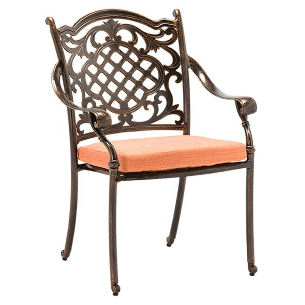 Обеденная группа из литого алюминия Стол  с керамикой ДИМИКС «DIMIX» 160х90 + 4 кресла ГЕРЛЕН «GERLEN» + 2 кресла с поворотом ГЕРЛЕН «GERLEN» (7 предметов)