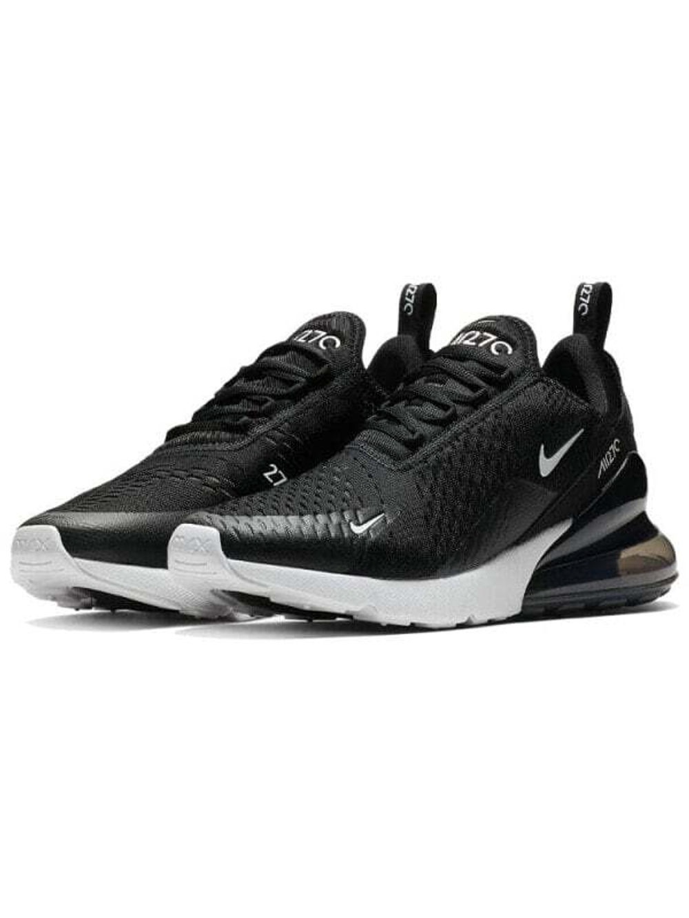 Nike Air Max 270 Black White Женские кроссовки