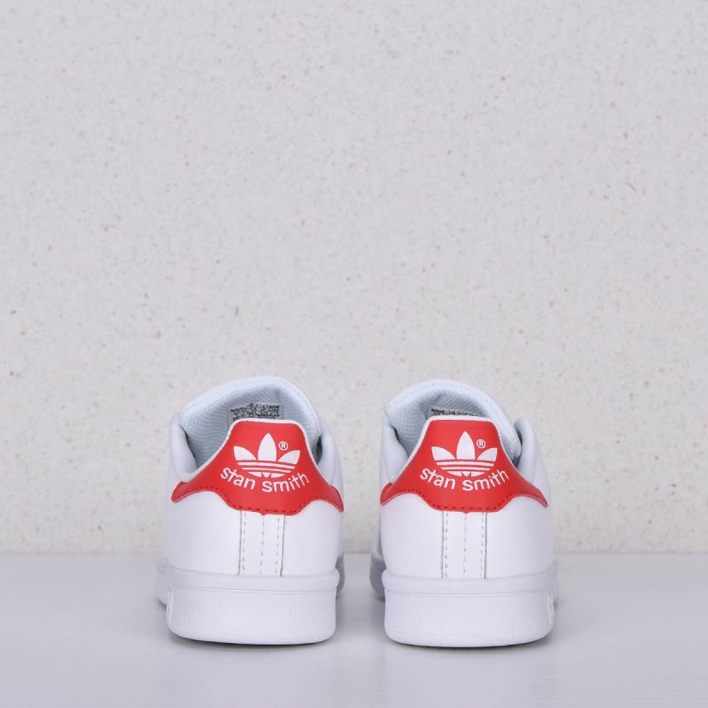 Кроссовки Adidas Stan Smith White Red M20326 арт 5012-6