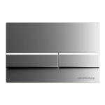 Унитаз подвесной Ceramica Nova PLAY CN3001_1002M_1000 безободковый, с крышкой микролифт, с инсталляцией и кнопкой матовый хром