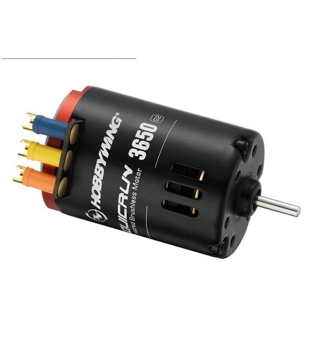 Бесколлекторный сенсорный мотор Hobbywing QUICRUN-3650SD-8.5T-BLACK-G2 (4560KV, 3,17/15мм, 1/10)