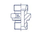 Штуцер FB DS25 BSP 1" (корпус)