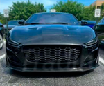 Карбоновая губа переднего бампера для Jaguar F-Type 2021-2024+ Ягуар