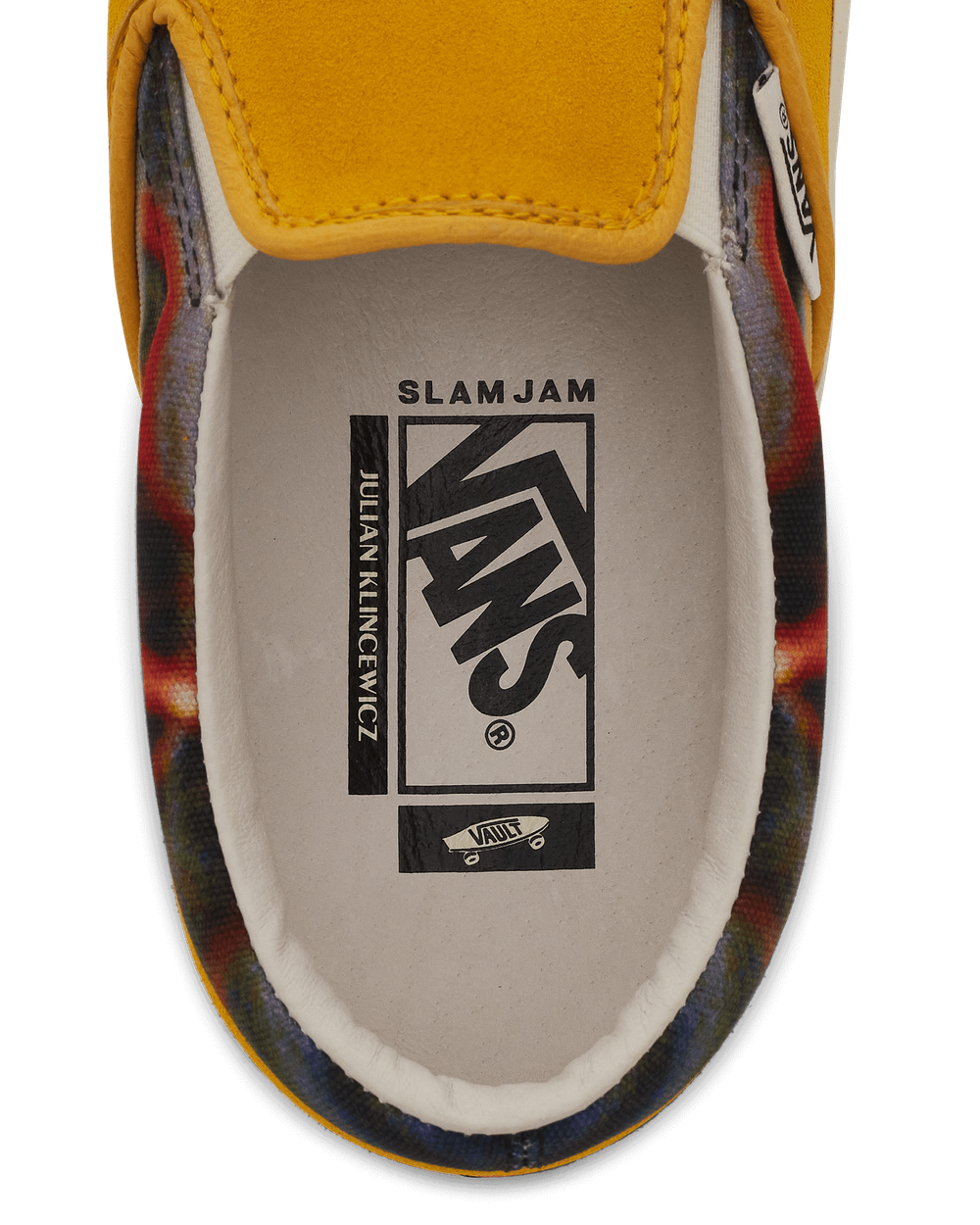 Vans Кроссовки Slam Jam X Julian Klincewicz Classic Slip On Lx Желтые