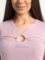 Блуза с кольцом Энне (сиреневая) Б15267-50М LT Collection