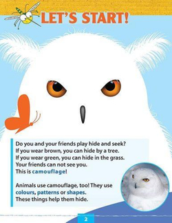 Animal camouflage. Уровень 2 (2-3 класс) Книга для чтения с доступом к электронному приложению