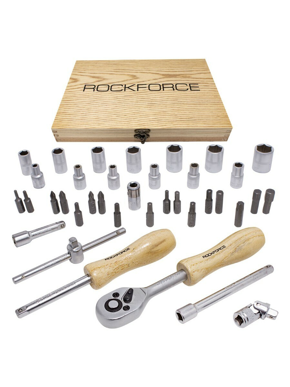 Набор инструментов 38пр. 1/4''(6гр.) RockForce##Rock FORCE RF-2382-5