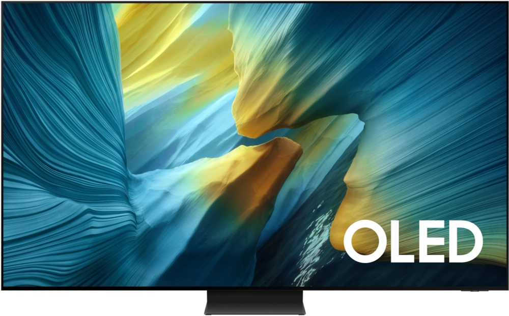Телевизор OLED Samsung 77" QE77S95FAUXRU Series 9 черный графит/черный 4K Ultra HD 120Hz DVB-T2 DVB-C DVB-S2 USB WiFi Smart TV
