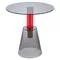 Журнальный столик Amalie, Ø50х52 см, серый/красный