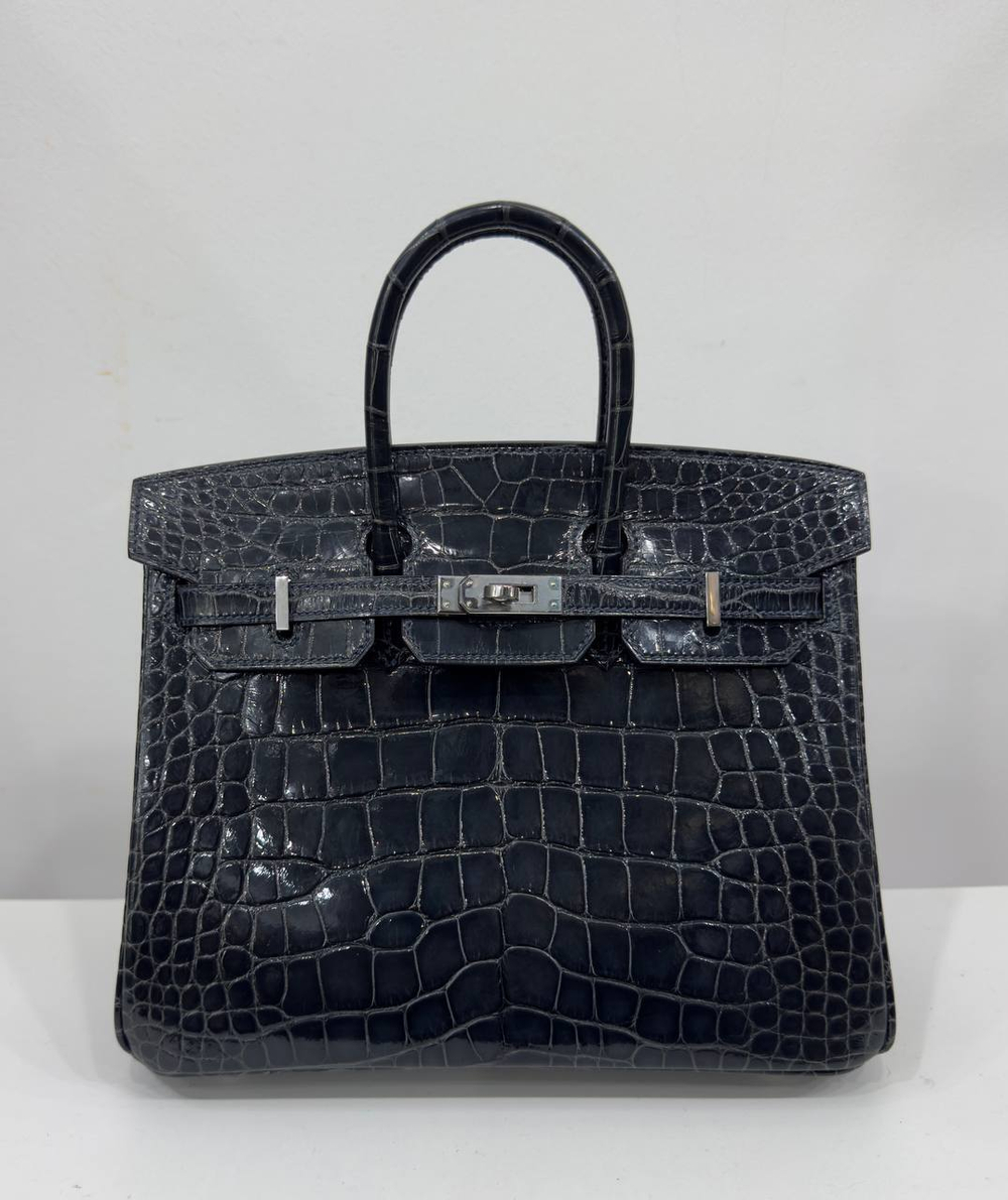 Сумка Hermes из кожи крокодила 25 см, арт. 466224885