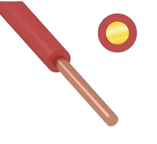 Провод ПуВ(ПВ-1) 240 красный