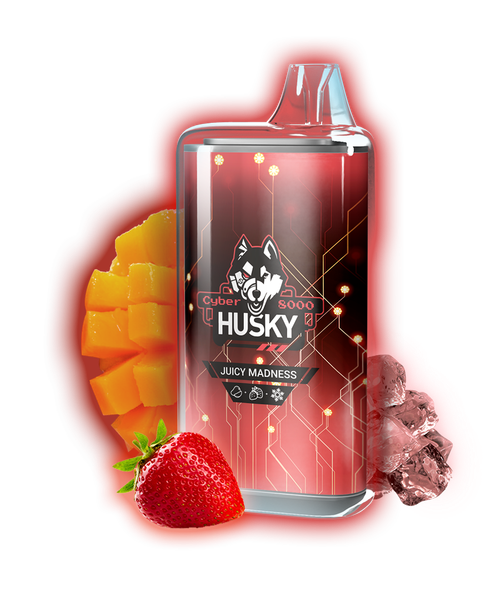 Купить Одноразовый Pod Husky Cyber - Juicy Madness (8000 затяжек)