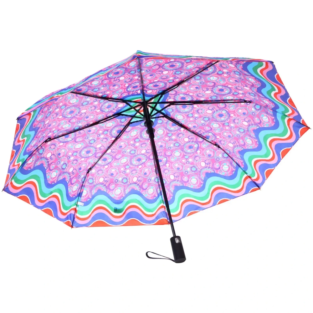 Зонт женский полуавтомат «Кланти», микс 6 цветов, 8 спиц, d-100см, длина в слож. виде 30см