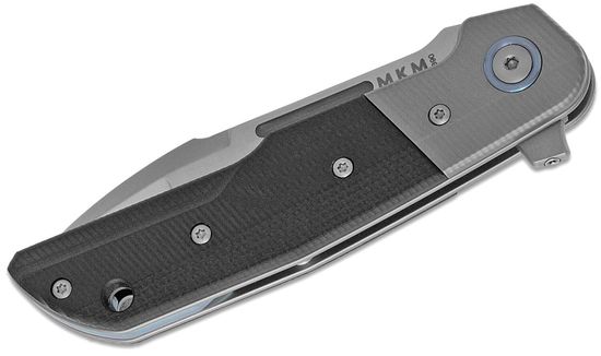 Складной нож MKM "CLAP" MKM/LS01 GT BK c клинком из стали Böhler M390 Microclean®, рукоять G10 / титан