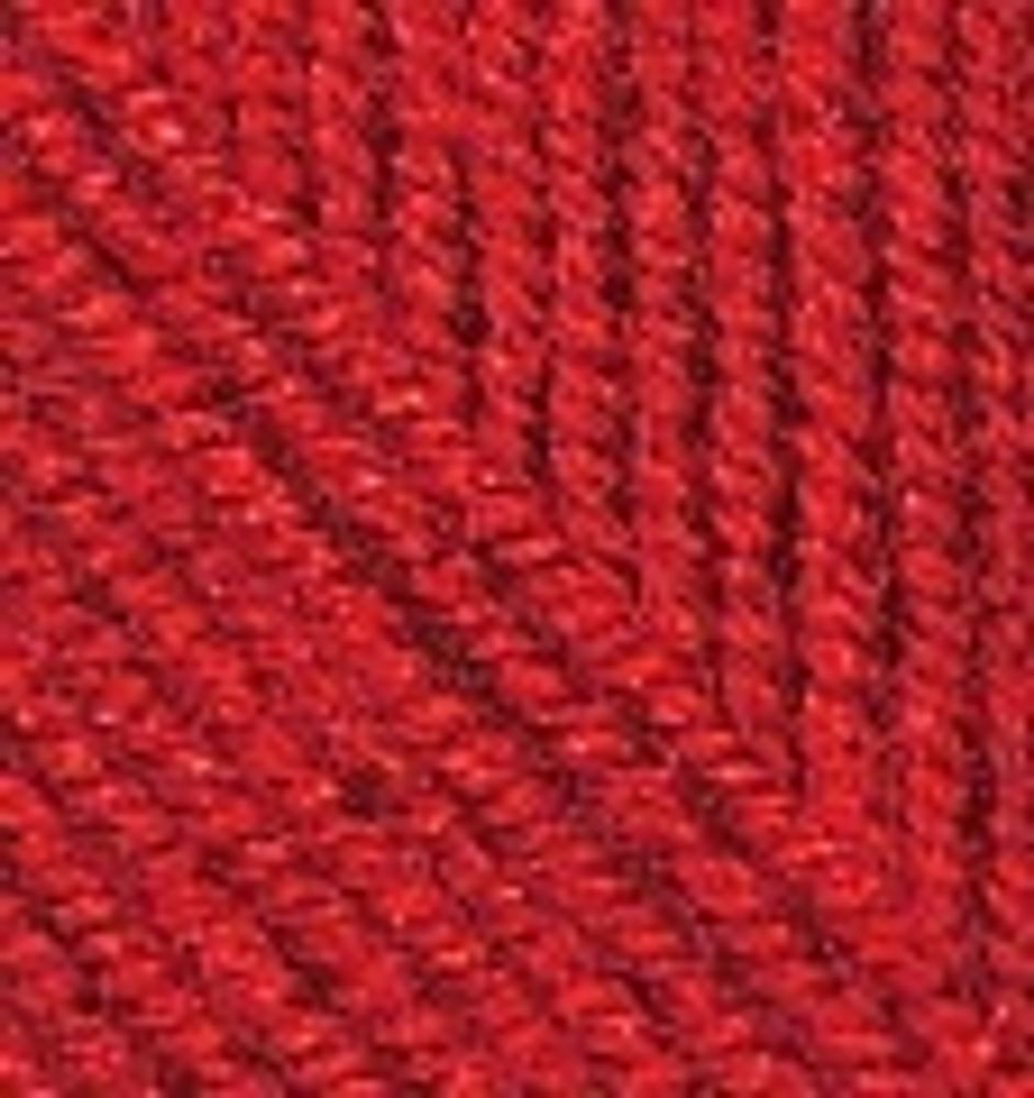 ALIZE &quot;SUPERLANA MIDI&quot;, 25% Шерсть, 75% Акрил, 100 гр, 170 м, 56 красный