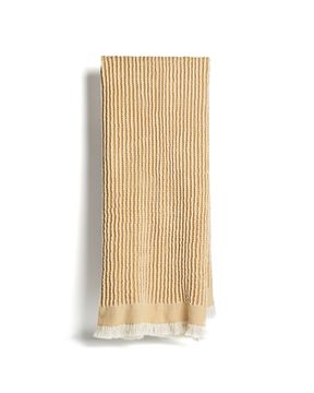 Хлопковый плед Lideba в оранжевую полоску, 100 x 170 см