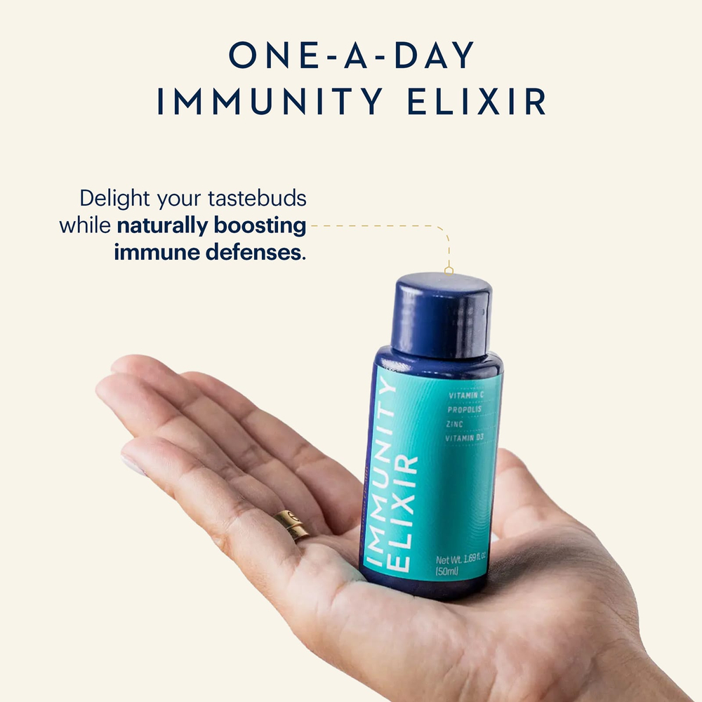 Manuka Health, Immunity Elixir Shot, 5 флаконов по 50 мл (1,69 жидк. унции)