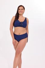 Пляжный бюстгальтер со шнуровкой (Размер: 65K) (Цвет: черный)