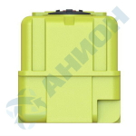 Емкость прямоугольная 2500л с откидной крышкой с клапанами Анион 2500 л. горизонтальная (2200x1100x1225см;желтый) - арт.559547