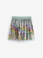 Юбка для девочки Next K97-491, Зеленый, Серый, Розовый