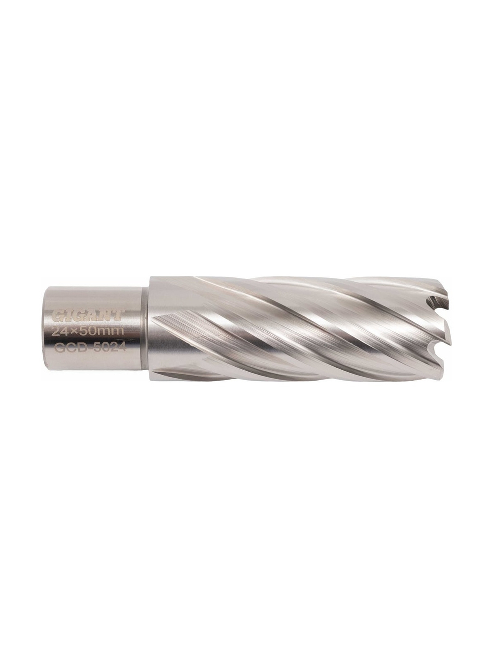 Сверло корончатое HSS, L=50 мм, d=24 мм Gigant GCD-5024