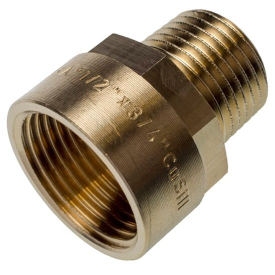 Переходник Sanha PURAFIT 3/4" x 1" НР/ВР бронзовый, серия 3242 (13242341)