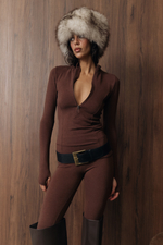 Леггинсы GRELKA | Коричневый