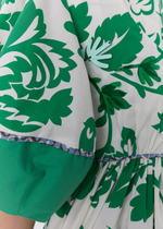 Платье "Зелёный сад", зелёный