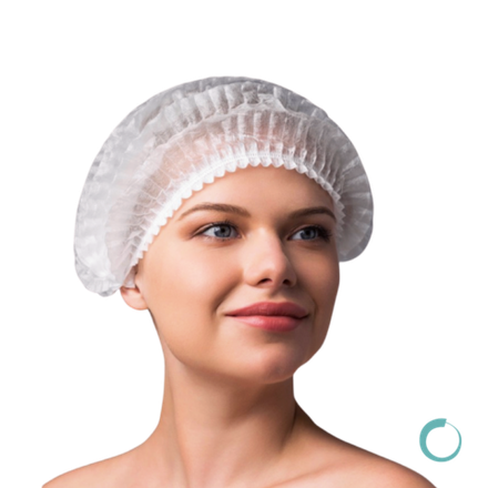 Шапочка "Шарлотка" белая 50 шт/упк (Код заказа 03-986) (603-202)