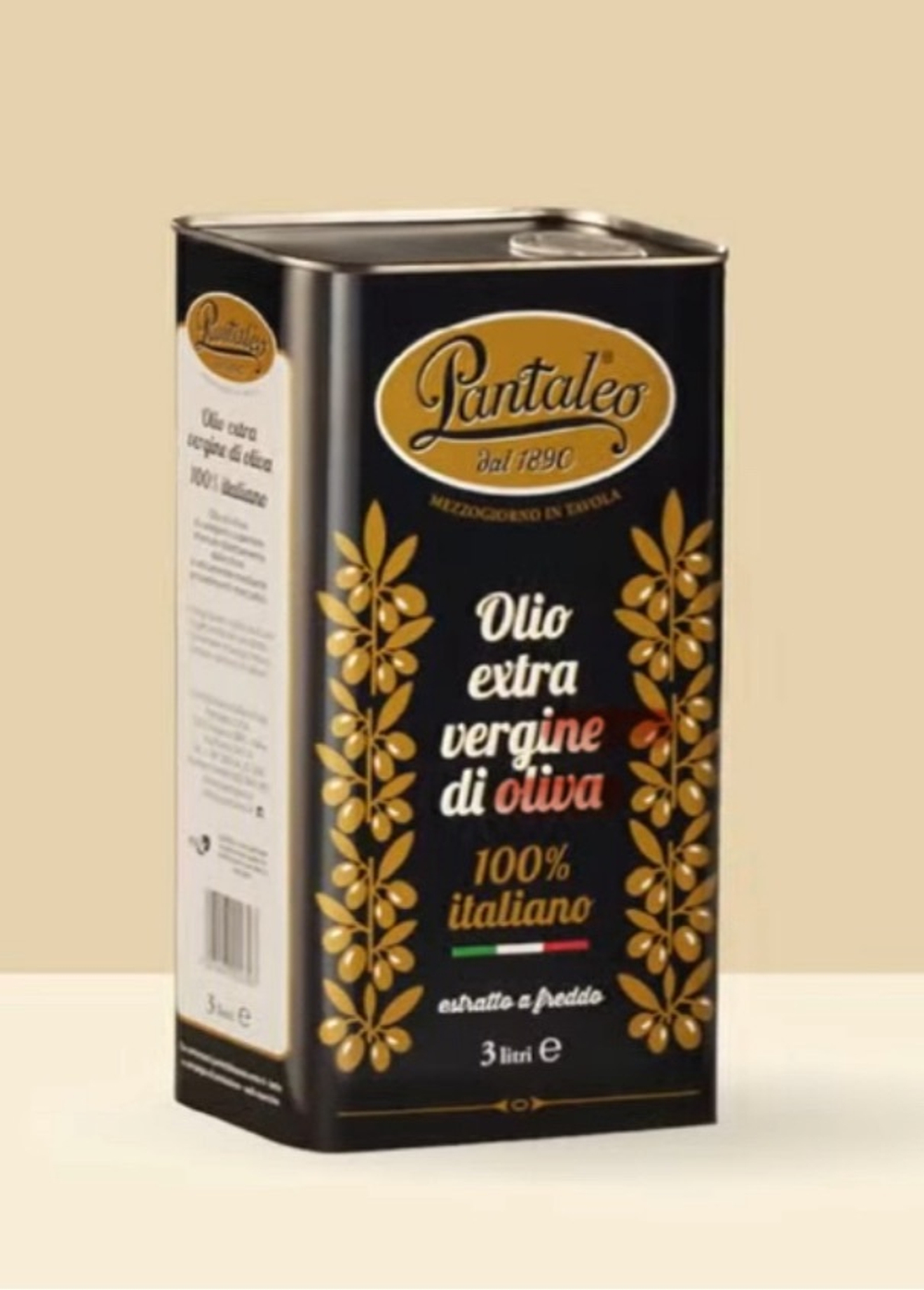 Оливковое масло PANTALEO 100% Italiano Selezione Oro EXTRA VIRGIN, 3л, Италия