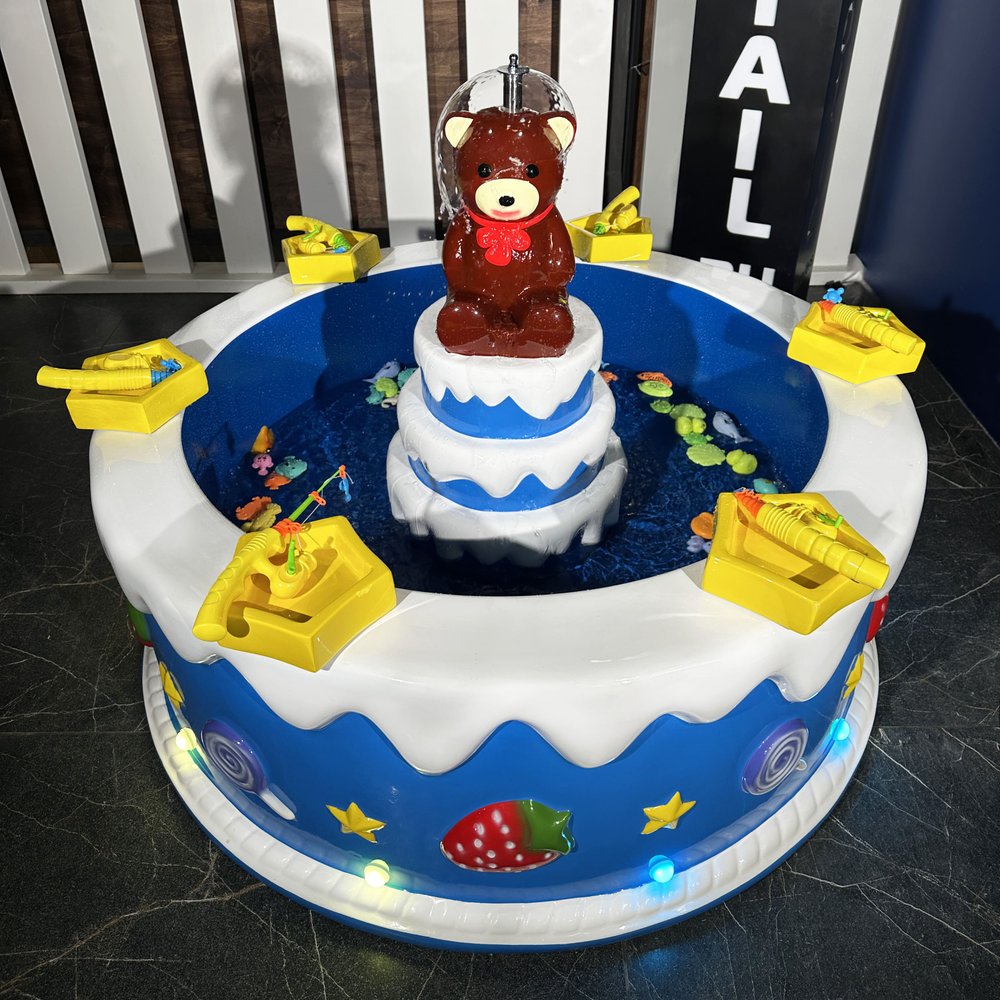 Детская интерактивная рыбалка «Конфетный мишка»