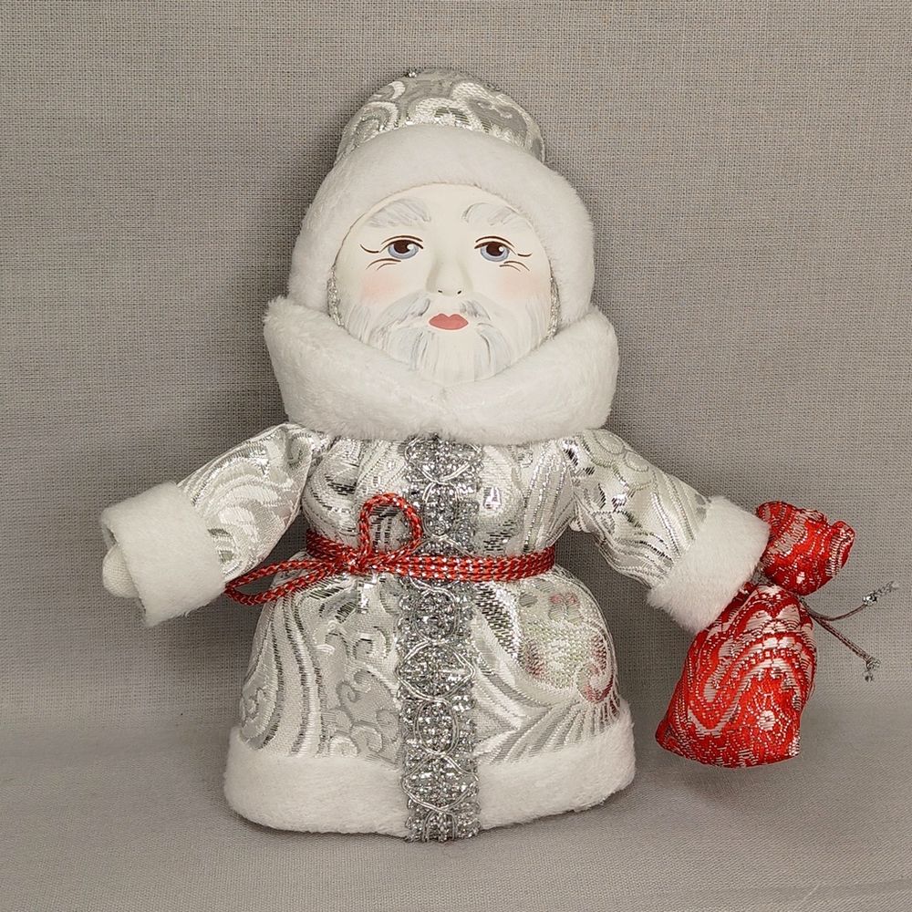 Ёлочная игрушка Дед Мороз с аксессуаром