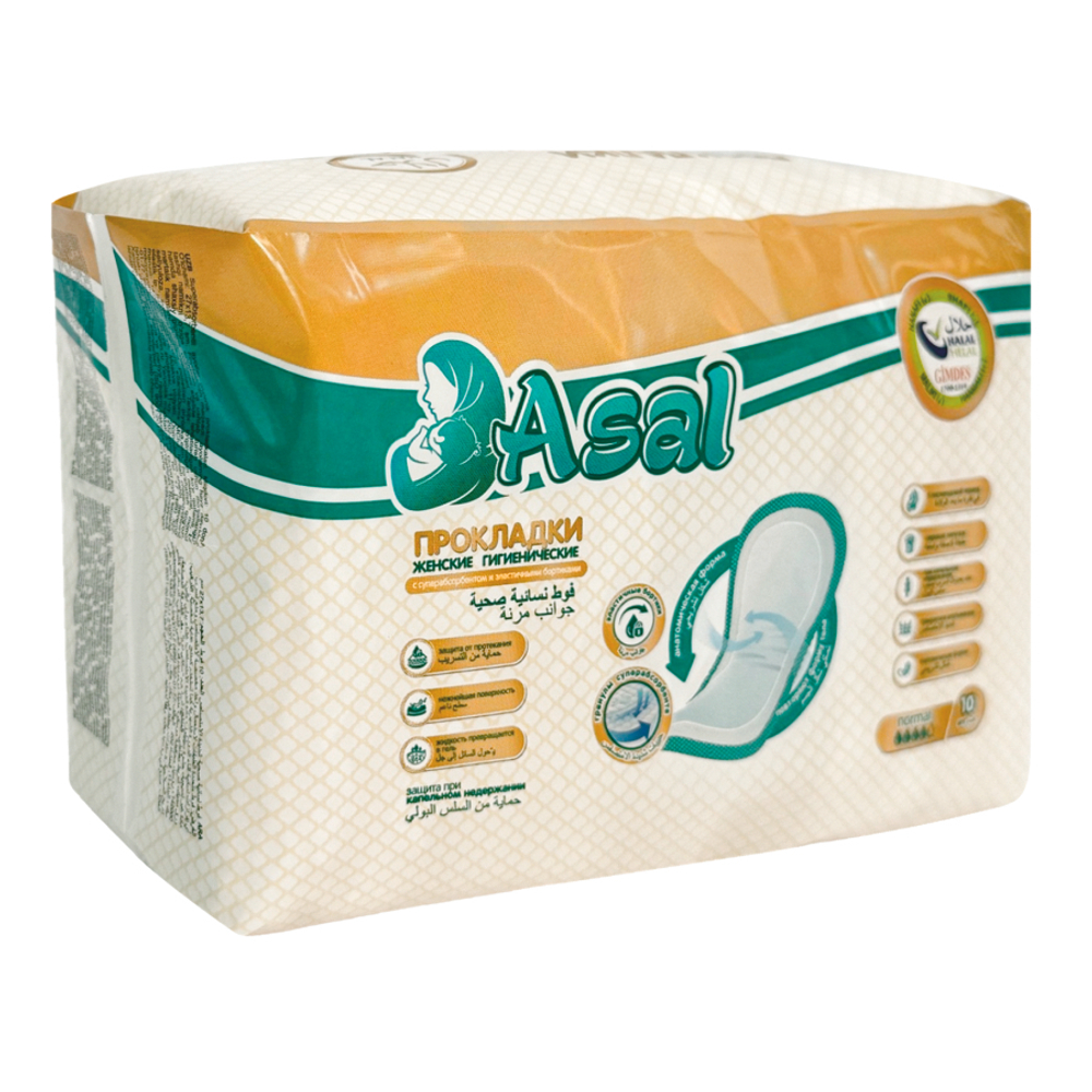 Прокладки женские гигиенические Asal, 15 шт.