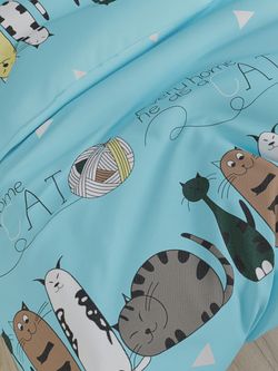 Пододеяльник Полисатин Simple House "Кити" евро на молнии 200x215 см