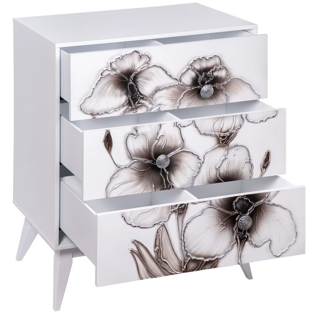 Ручка мебельная Лагуна 70 Античное серебро