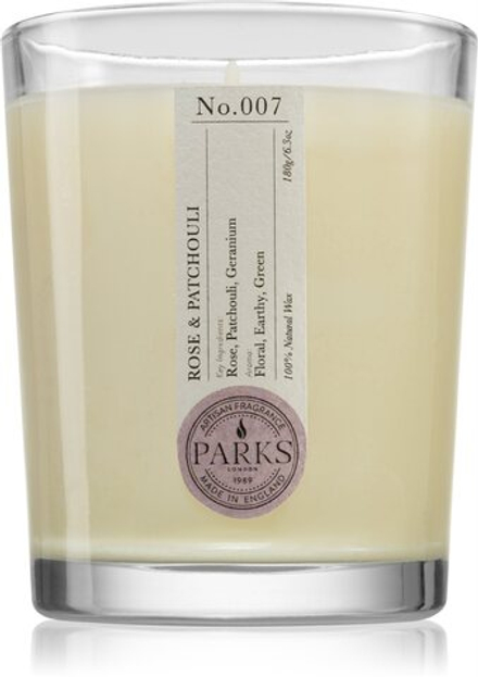 Parks London Home Rose & Patchouli - ароматическая свеча /   180  g  / GTIN 5039143011562