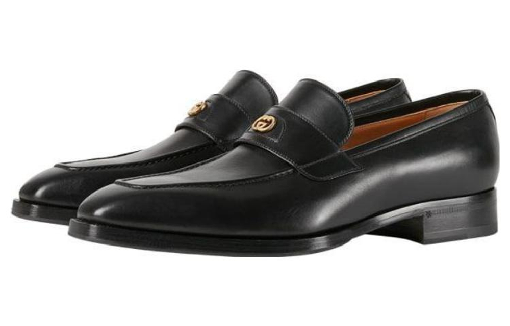 GUCCI Interlocking Jakarta Loafers Black