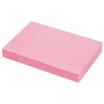 Блок самоклеящийся (стикеры) STAFF STANDARD, ПАСТЕЛЬНЫЙ 76х51 мм, розовый, 100 листов, 116584