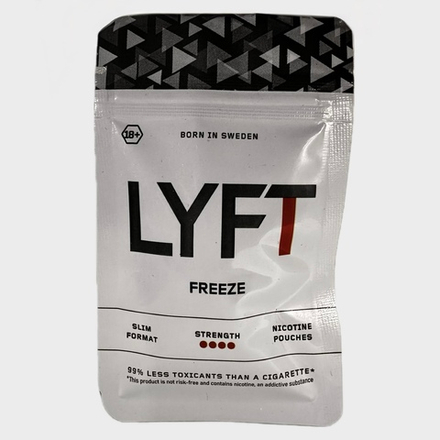 LYFT FREEZE НИКОТИНОВЫЕ ПЛАСТИНКИ (10 МГ) - МЕНТОЛ, МЯТА
