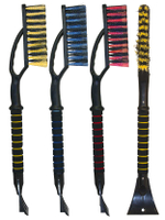 Скребок+щетка  для снега  65см  Black&Blue  мягкая ручка  ВВ1002  (44383)