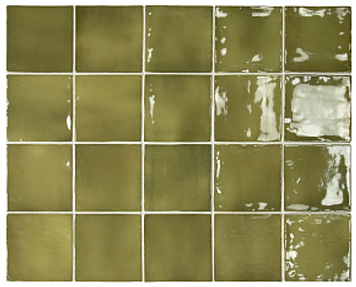 Керамическая плитка для стен EQUIPE MANACOR Basil Green 10х10/ЭКИПЕ МАНАКОР Базил Грин 10х10