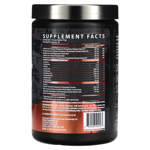 Nutrex Research, EAA+ Hydration, порция манго, 390 г (13,76 унции)