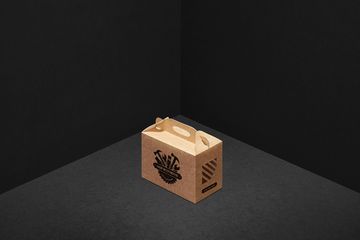 Упаковка для шоколадных конфет. Чемоданчик