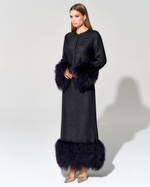 Кардиган Jadore с меховой отделкой ламы