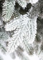 Заснеженная елка на ножке «Тайя» (Литая хвоя) 150 см / 1,5 м