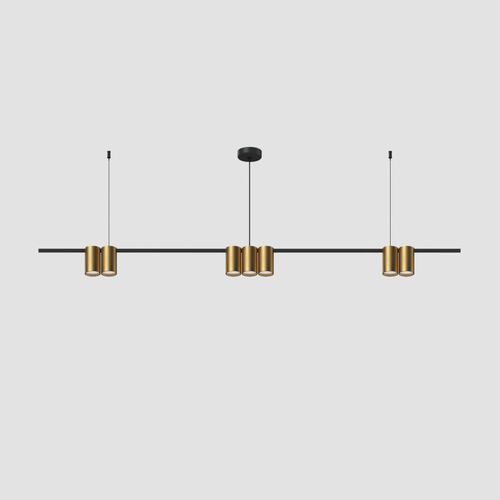 Подвесной светильник Denkirs Orbit DK4063-BK+SG